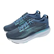 Brooks 慢跑鞋 Adrenaline GTS 25 2E 寬楦 男鞋 藍 綠 緩震 支撐 運動鞋 1104542E410