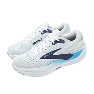 Brooks 慢跑鞋 Ghost Max 3 男鞋 白 藍 厚底 緩衝 魔鬼極致 運動鞋 1104641D178 29cm WHITE/BLUE