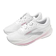 Brooks 慢跑鞋 Revel Max 女鞋 白 灰 緩衝 避震 運動鞋 1204701B133 24.5cm WHITE/GREY
