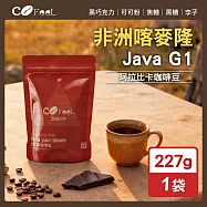 (贈)乾洗手凝膠500ml【CoFeel 凱飛】鮮烘豆非洲喀麥隆 Java G1 咖啡豆半磅-中深烘焙(227g/袋)