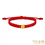 今生金飾 招財駿馬手繩 黃金串珠手繩 小孩手圍約12-13公分