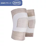 【ZEAMO】日本蠶絲舒適四季保暖防滑護膝 一雙入 /護膝/護具/腿套/膝蓋防護 L