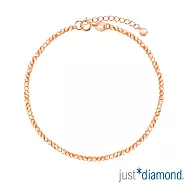 【Just Diamond】星語鍊 18K玫瑰金手鍊(網路限定)