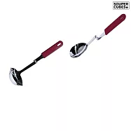 【Souper Cubes】專利430湯匙+湯勺2入組 酒紅色