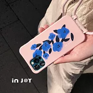 INJOYmall for iPhone 17/16/15/14/13/SE3 系列 天空之花 二合一防摔背繩手機殼 iPhone 17ProMax(6.9)