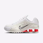 Nike 耐吉 Shox R4 [AR3565-103] 男 運動休閒鞋 彈簧鞋 復古鞋 氣墊 緩震 米白紅 26cm 白/紅