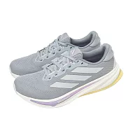 adidas 慢跑鞋 Supernova Rise 2 W 女鞋 灰 白 輕量 運動鞋 愛迪達 JQ7689 24.5cm GREY/WHITE