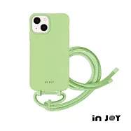 INJOY malliPhone 13/12/11/XR/XS/X/SE3 系列 可拆式 Urban Basic 抹茶綠 背繩防摔手機殼 A款 iPhone 11ProMax (6.5
