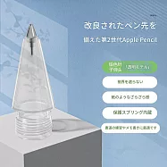 【Parkour X 跑酷】日式高質感蘋果iPad金屬耐用提升版手寫筆子彈頭筆尖 (通用原廠蘋果筆尖、類紙膜、耐磨更流暢) 極透感子彈頭