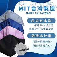 【AGAPE雅家倍】MIT可水洗 滅菌達99.9%獨家專利液化鋅防護防潑水口罩8入組 成人x4+兒童x4-顏色隨機