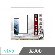 vivo X300 解鎖版 - 2.5D滿版滿膠 彩框鋼化玻璃保護貼 9H 螢幕保護貼 黑邊