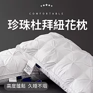 【AGAPE雅家倍】珍珠杜拜紐花枕2入 百貨專櫃同款