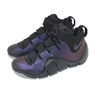 Nike 籃球鞋 Zoom LeBron IV 男鞋 紫 黑 氣墊 緩衝 LBJ FN6251-001 27cm PURPLE/BLACK