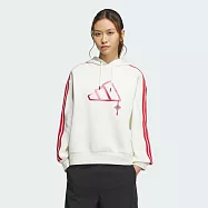 ADIDAS CW HOODY 女 連帽上衣-JZ1638 L 白色