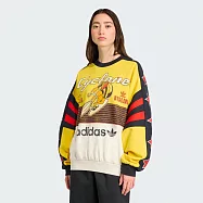 ADIDAS CYCLING CREW 女 圓領套頭衫-JW0147 L 黃色
