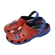 Crocs 洞洞鞋 spiderman Web Calssic Clog 男鞋 女鞋 蜘蛛人 網紋 聯名 涼拖鞋 21140890H 26cm RED/BLUE-MULTI