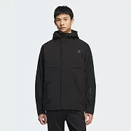ADIDAS TH WARM JKT 男 連帽外套-KB7624 L 黑色