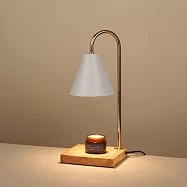 D&M 香氛蠟燭融蠟燈 (含50g香氛蠟燭) 象牙白