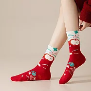 【HandStyle】女襪 新年必備立體卡通生肖祝福暖襪(29020) _平安喜樂