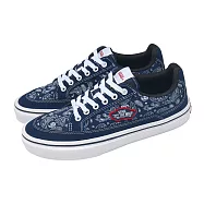 Vans 休閒鞋 V3938 PSLY FINN 男鞋 日本線 海軍藍 變形蟲 腰果花 6894560002 26cm NAVY/WHITE