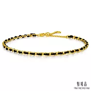 【點睛品】力量 守護繩 黃金手鍊_計價黃金