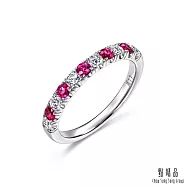 【點睛品】YuYu系列 復古優雅 紅寶石 18K金鑽石戒指 港圍13