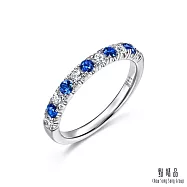 【點睛品】YuYu系列 復古優雅 藍寶石 18K金鑽石戒指 港圍11