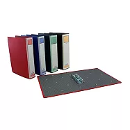 自強牌 A4 二孔管夾 12入 / 箱 33 紅
