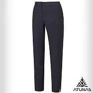 【ATUNAS 歐都納】女款竹炭彈性長褲/吸濕排汗/抗臭透氣/大尺碼A1PA2545W- S 黑