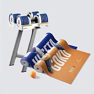 Byzoom Fitness 七龍珠Z 啞鈴組 25公斤(55磅)15段重量 達爾款 可調式啞鈴 啞鈴架