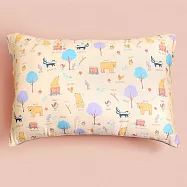 《Embrace英柏絲》 100%天絲x純棉 加大兒童水洗枕38x55cm 3D透氣枕芯 幼稚園午睡枕 告別滿頭汗 布套可拆洗 媽媽社團推薦 單入-熊熊在哪裡-大童枕