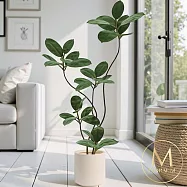 【Floral M】吉祥如意居家大葉榕1.8公尺室內大型仿真植栽(贈送花盆)