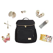 satana - Solider 大容量後背包- 亮黑色