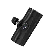 VOORCA WP035F 自帶USB-C 迷你行動電源(5000mAh) 自帶線 Type-C USB -黑色