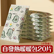 【壹念】一次性暖暖包 2入組20片 自發熱暖手寶 (秋冬必備暖手 暖暖包 可愛圖案) 小恐龍