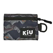 日本KIU 283-367 祥獅山 防水卡包/零錢包 戶外活動必備~快速取物透明窗, D型環 祥獅山