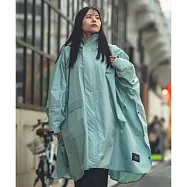 日本 KiU 第二代 標準成人有袖斗篷雨衣 內側TPU防水膜 耐水壓20000mm H2O 薄荷綠404-926