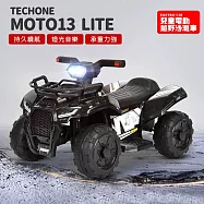 TE CHONE MOTO13 LITE 兒童四輪沙灘車小孩越野車 ;可坐人支援炫彩燈光附多功能早教的新款越野電動車- 黑色