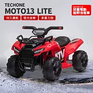 TE CHONE MOTO13 LITE 兒童四輪沙灘車小孩越野車 ;可坐人支援炫彩燈光附多功能早教的新款越野電動車- 紅色