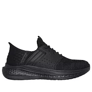 Skechers 思克威爾 Slade [210811BBK] 男 健走 步行鞋 舒適 走路 寬鬆 黑