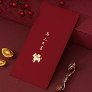 【優多生活】2026 小馬兒系列高質感紅包袋馬(6入) -馬上大吉