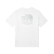The North Face U RLX BRAND GLOBE S/S TEE GRAPHIC - AP 男女短袖上衣-NF0A8D84FN5 M 白色
