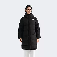 The North Face W ESSENTIAL LONG DOWN - AP 女羽絨外套-NF0A8ED8JK3 L 黑色