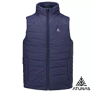 【ATUNAS 歐都納】男款石墨烯纖維輕量保暖背心/大尺碼/無厚重感/背心式外套A1VE2508M- XL 深藍