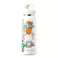 GERM格米 凱斯哈林聯名款趣野運動保溫杯 600ml(隨行杯/保溫瓶/水壺) 活力俱樂部
