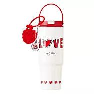 GERM格米 凱斯哈林聯名款手提塔塔杯 820ml(隨行杯/吸管杯/保溫杯/保冰杯/水壺) 發光的愛