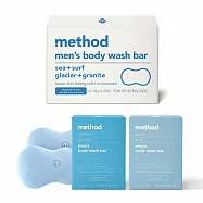 Method美則 男仕潔膚皂禮盒 – 海洋衝浪&極地冰川142g x4