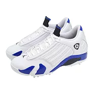 Nike 高爾夫球鞋 Air Jordan 14 G 男鞋 白 藍 喬丹 AJ14 可拆式鞋釘 HJ7710-101 27cm WHITE/BLUE