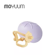 MOYUUM 韓國 白金矽膠 手環固齒器收納組 - 拇指獅(芒果黃)