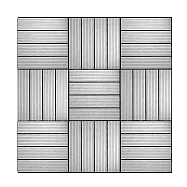 【Meric Garden】環保防水防腐拼接塑木地板12入/組_19款任選 直條紋灰白色